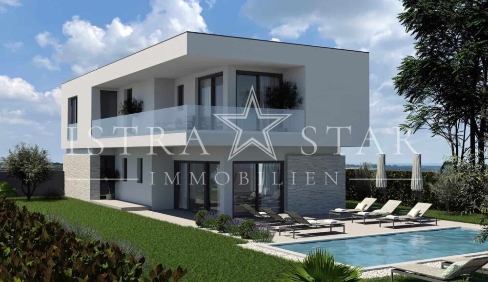 Moderne Villa mit Pool, Nähe Vrsar - Haus - ISTRA STAR, die schönsten Immobilien in Kroatien & Istrien